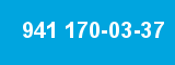 941 170-03-37 941 170-03-37